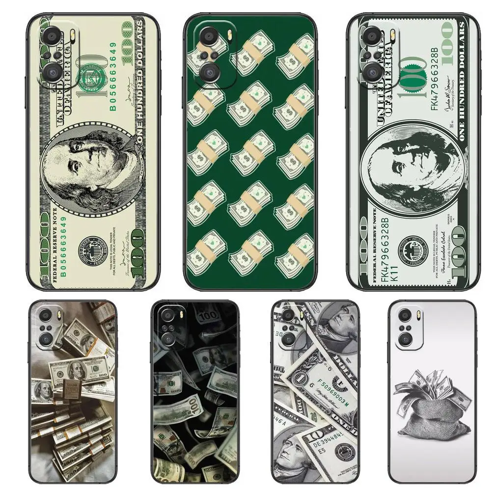 dollars money Phone Case For xiaomi redmi 11 Lite pro Ultra 10 9 8 MIX 4 FOLD 10T Black Cover Silicone Back Prett 
dollars money Phone Case For xiaomi redmi 11 Lite pro Ultra 10 9 8 MIX 4 FOLD 10T Black Cover Silicone Back Prett