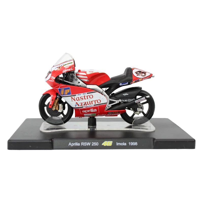 Diecast 1:18 Motorcycle Aprilia RSW 250 Imola 1998 MotoGP Rossi Alloy Model Cars Hot Toys for Boys Collection Display Gifts
Diecast 1:18 Motorcycle Aprilia RSW 250 Imola 1998 MotoGP Rossi Alloy Model Cars Hot Toys for Boys Collection Display Gifts