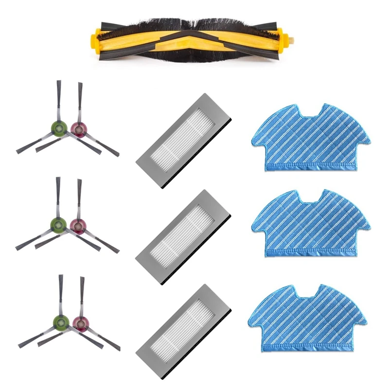 Аксессуары для робота-пылесоса Ecovacs Deebot OZMO 900 905 DN55 DN35, основная боковая щетка, фильтр НЕРА, насадка на швабру