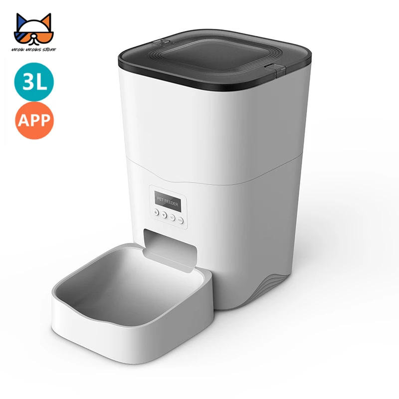 MEOWS Automatic Pet Feeder 3L Capacity Anti-sticking Dog Cat Dry Food Storage Timing Dispenser Bowl With Basic/WIFI/Camera Mode
MEOWS Automatic Pet Feeder 3L Capacity Anti-sticking Dog Cat Dry Food Storage Timing Dispenser Bowl With Basic/WIFI/Camera Mode