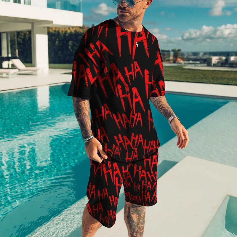 New Summer Streetwear Men Set Tracksuit For Man Oversized Clothes 3d Printed T shirt Shorts Sportswear Mens Tshirts Fashion Suit
New Summer Streetwear Men Set Tracksuit For Man Oversized Clothes 3d Printed T shirt Shorts Sportswear Mens Tshirts Fashion Suit