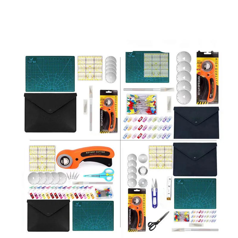 Round Roller Cutter Cutting Pad Patchwork Ruler Combination 45mm Roller Knife Set
Round Roller Cutter Cutting Pad Patchwork Ruler Combination 45mm Roller Knife Set