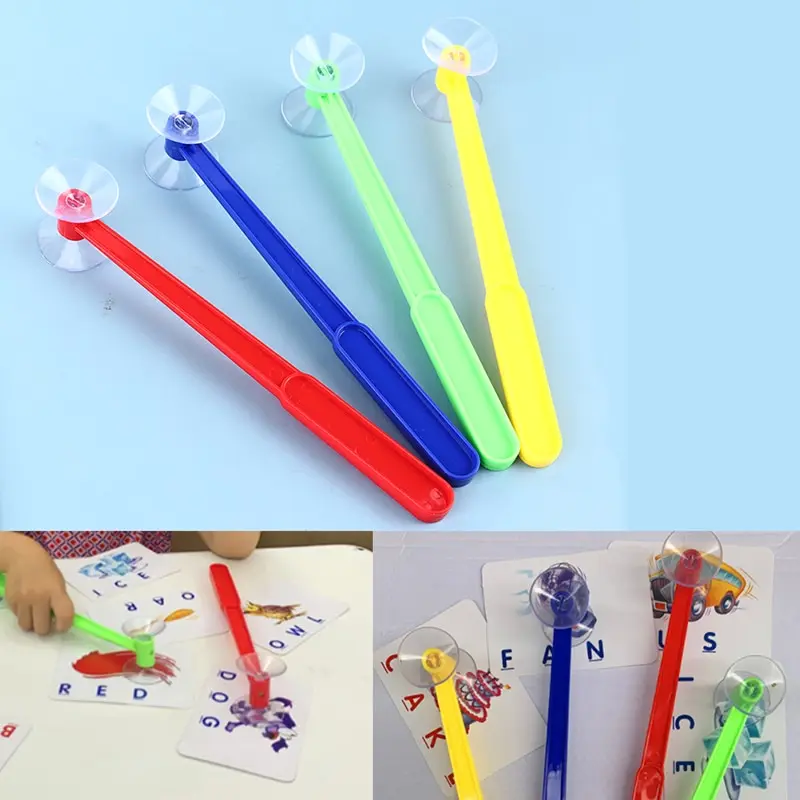 

4PCS Intellectual Literacy Knock Sucker Hammer Sucker Quickly Slam The Picture Card Puzzle Family Party Game Early Education Toy