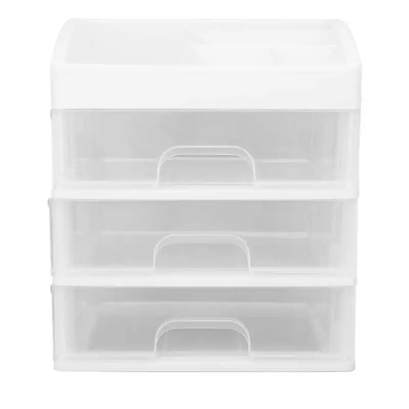 Makeup Storage Drawers Drawer Type Makeup Organizer Box Pull Out Transparent 3 Floors for Household for Cosmetics Shop
Makeup Storage Drawers Drawer Type Makeup Organizer Box Pull Out Transparent 3 Floors for Household for Cosmetics Shop