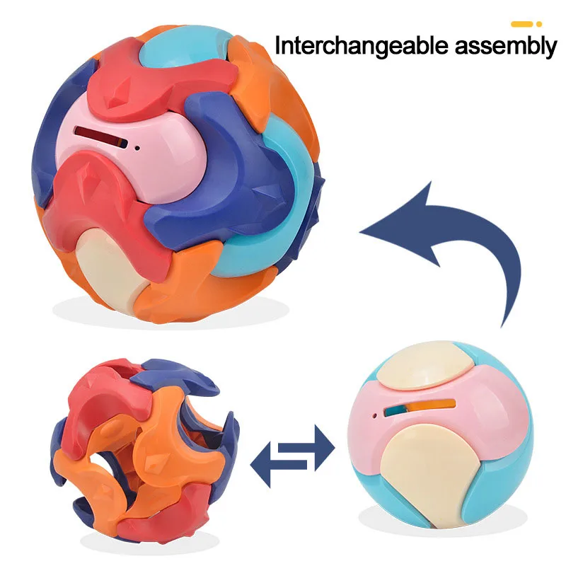 Kids 3D Puzzle Ball Assembled Building Block Coin Bank Early Logical Educational Disassembly Ball Children Intelligence Game Toy
Kids 3D Puzzle Ball Assembled Building Block Coin Bank Early Logical Educational Disassembly Ball Children Intelligence Game Toy