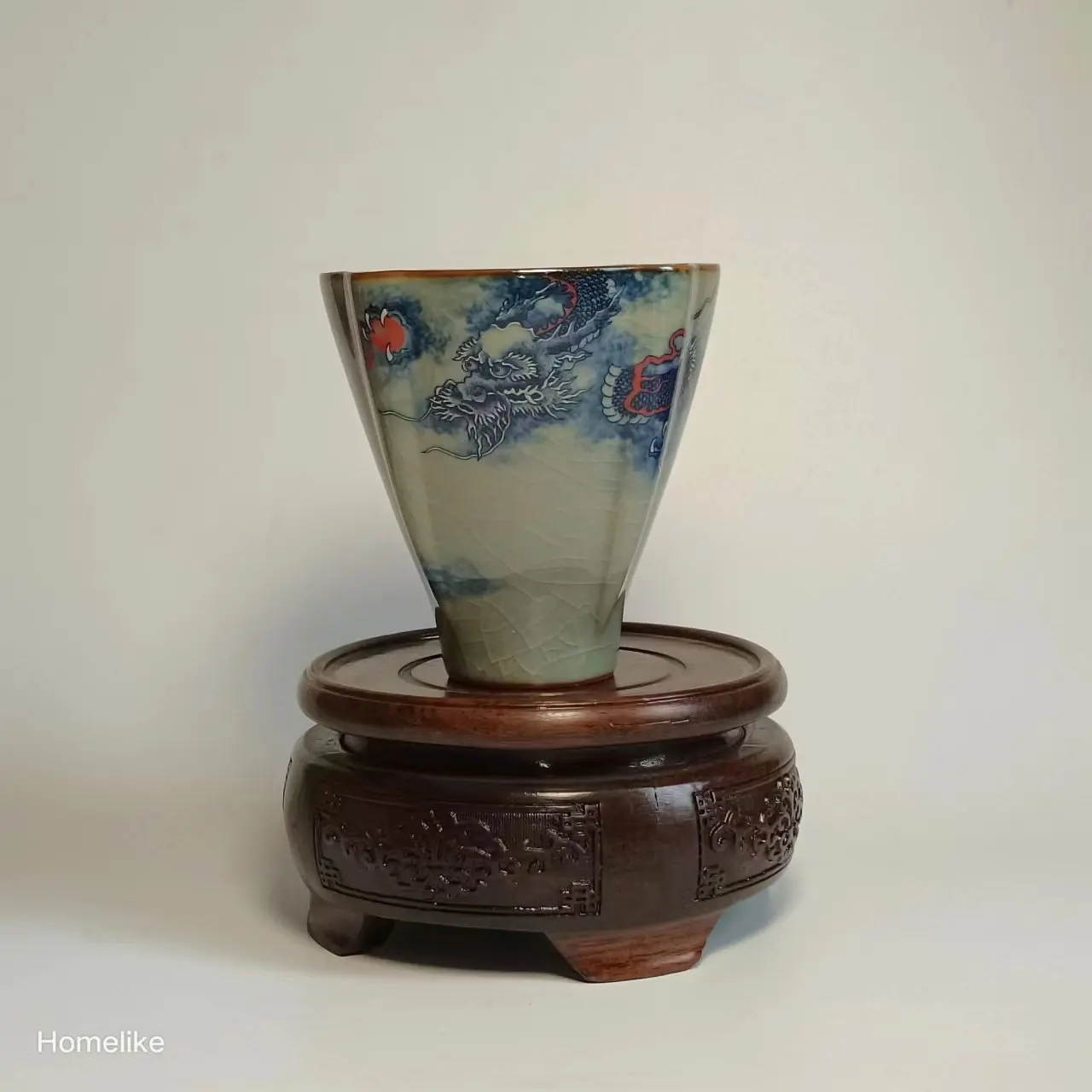 

Старинная глиняная чашка Jing De Zhen, чашки с драконом, набор чайных чашек, чашка для чайной церемонии, кофейные кружки, речная чашка дзен