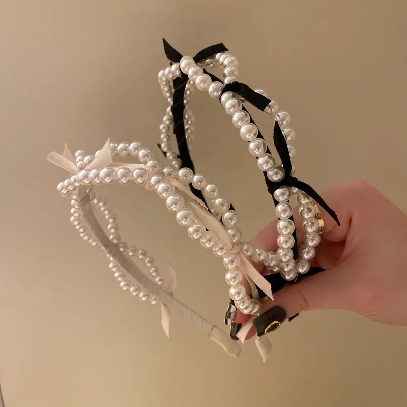 Socialite High-Grade Winding Pearl Headband Internet Celebrity2022New Year Bow Short Hair Headband Female Hairpin Thin
Socialite High-Grade Winding Pearl Headband Internet Celebrity2022New Year Bow Short Hair Headband Female Hairpin Thin