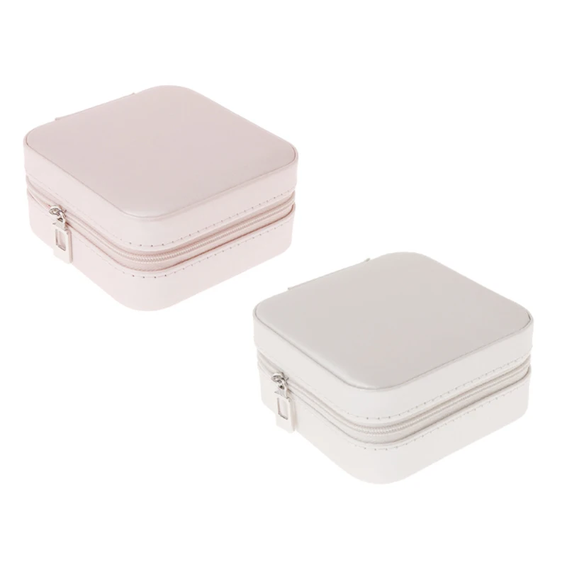 2Pcs Portable Jewelry Box Zipper Pu Storage Organizer Jewelry Holder Packaging Display Travel Jewelry Case Gift Boxes For Women
2Pcs Portable Jewelry Box Zipper Pu Storage Organizer Jewelry Holder Packaging Display Travel Jewelry Case Gift Boxes For Women