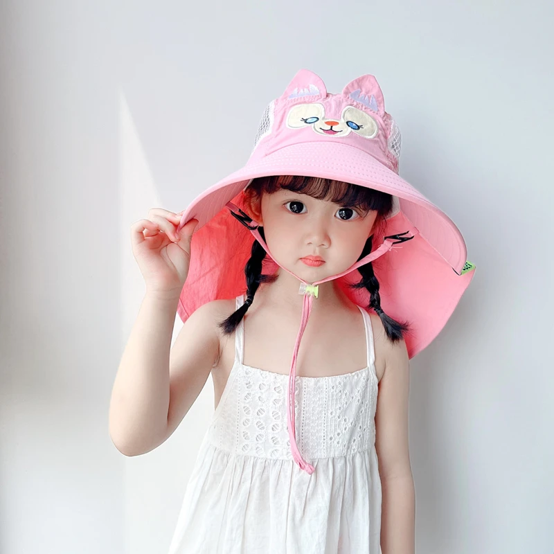 SPF 50+ Wide Brim Children Sun Hat Kids Bucket Cap Summer Beach Girls Boys Travel Outdoor Cute Cartoon Fox Sun Hats
SPF 50+ Wide Brim Children Sun Hat Kids Bucket Cap Summer Beach Girls Boys Travel Outdoor Cute Cartoon Fox Sun Hats
