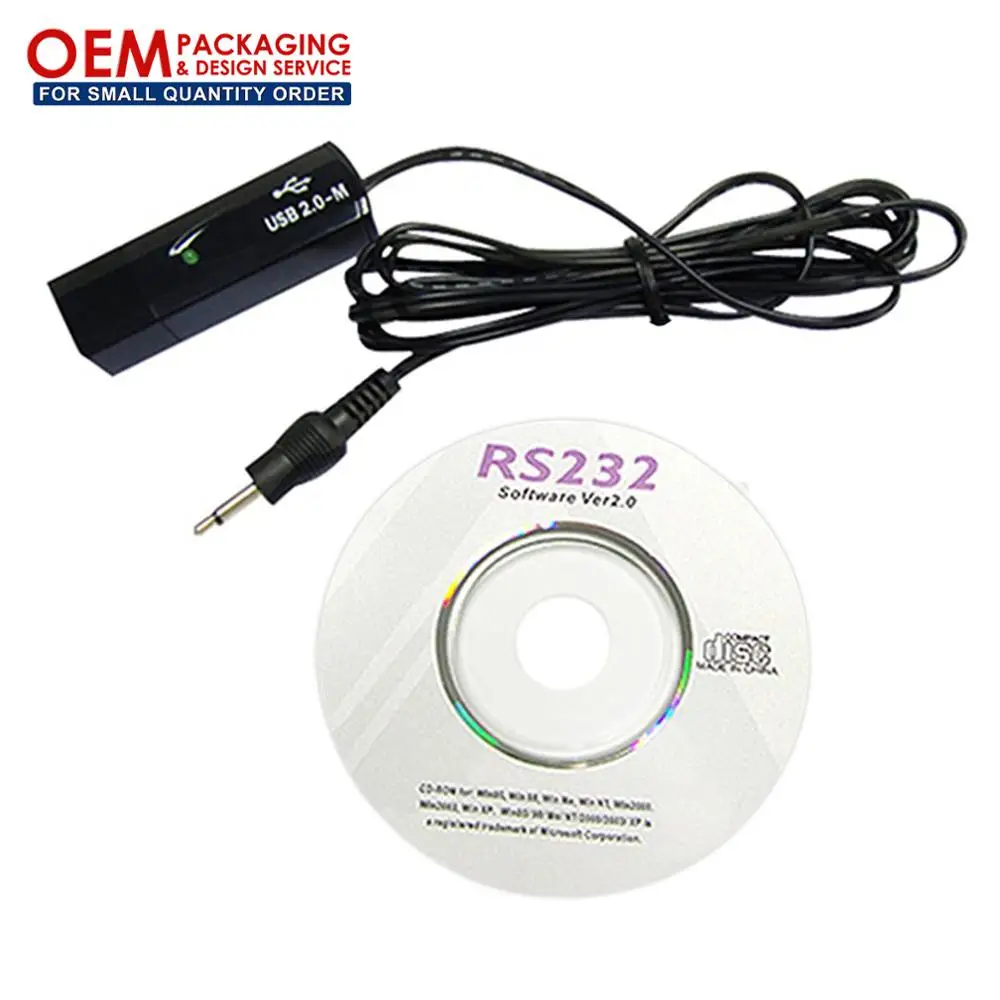 RS232 CD Software and USB Cable (OEM Packaging Available) 
RS232 CD Software and USB Cable (OEM Packaging Available)