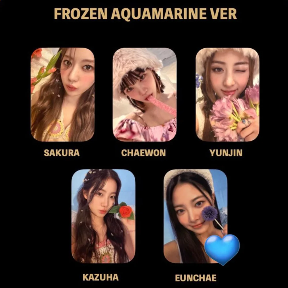 5 шт./набор, антихрупкие фотокарты Kpop LE SSERAFIM
5 шт./набор, антихрупкие фотокарты Kpop LE SSERAFIM