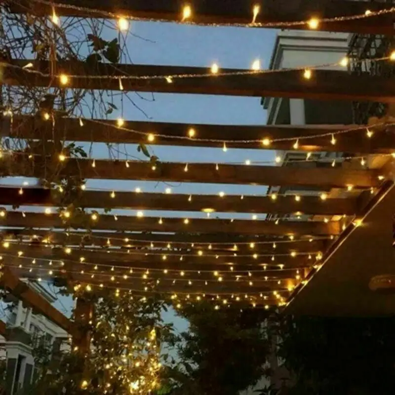 10-100m Led Waterproof Mains Plug In Fairy String Lights Outdoor Garden Decor Hanging Light Xmas Lighting Festival
10-100m Led Waterproof Mains Plug In Fairy String Lights Outdoor Garden Decor Hanging Light Xmas Lighting Festival