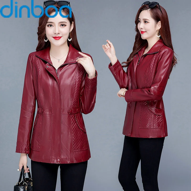 2021 Spring And Autumn New Mid-Length Women's Leather Jacket Large Size 6XL Lady Clothing Fashion Wild Female Coat
2021 Spring And Autumn New Mid-Length Women's Leather Jacket Large Size 6XL Lady Clothing Fashion Wild Female Coat