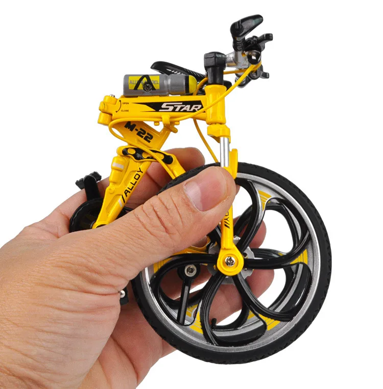 1:10 mini Finger Bike Folding Mountain Bike Model Bike Two Wheels for Children Boys Funny diecast Toys
1:10 mini Finger Bike Folding Mountain Bike Model Bike Two Wheels for Children Boys Funny diecast Toys