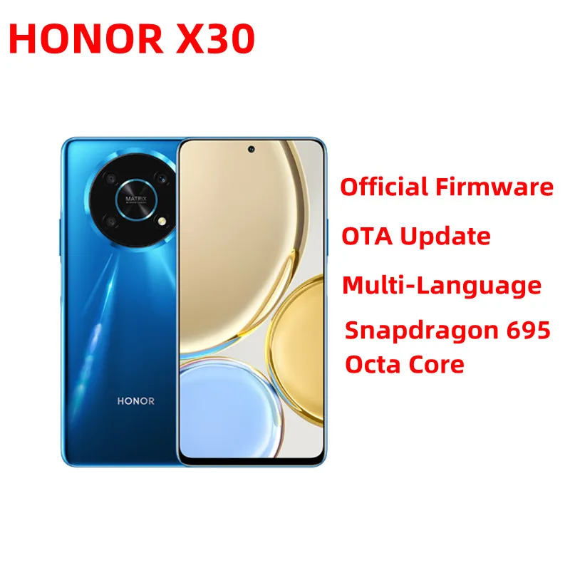 Смартфон Honor X30 телефон с восьмиядерным процессором Snapdragon 695, 4800 мАч, 120 Гц, 66 Вт, 48 МП
Смартфон Honor X30 телефон с восьмиядерным процессором Snapdragon 695, 4800 мАч, 120 Гц, 66 Вт, 48 МП