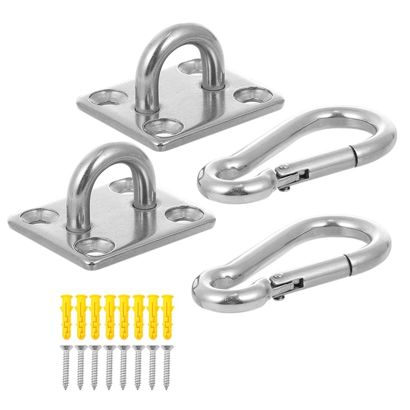 Ceiling Suspension Kit With Wall Hooks, Hook Rope Pull Loop, Square Eye Plate, Heavy Duty Gym Aerial Training Hook
Ceiling Suspension Kit With Wall Hooks, Hook Rope Pull Loop, Square Eye Plate, Heavy Duty Gym Aerial Training Hook