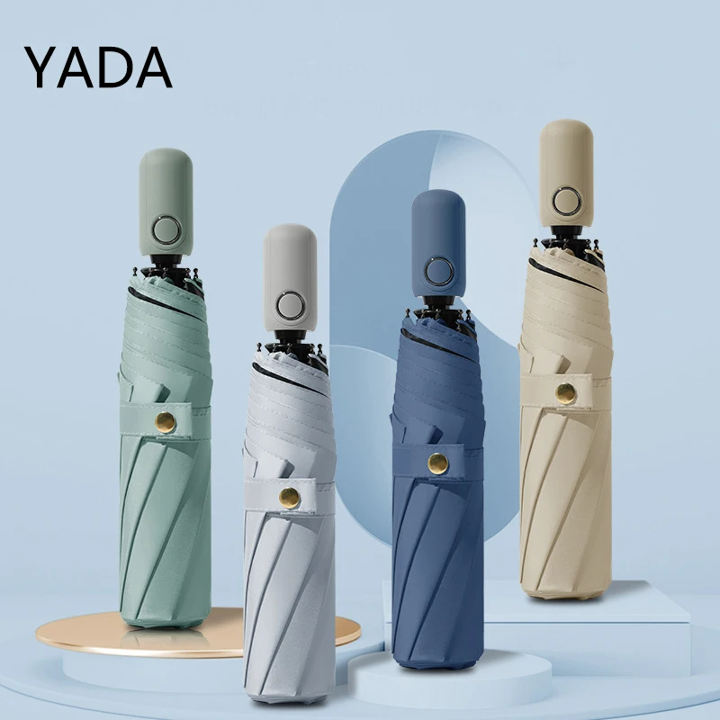 YADA 2022 Luxury Solid Color Automatic Umbrella Sunny And Rainy Umbrellas For Men Women Windproof Fold UV Parapluie YS220038
YADA 2022 Luxury Solid Color Automatic Umbrella Sunny And Rainy Umbrellas For Men Women Windproof Fold UV Parapluie YS220038