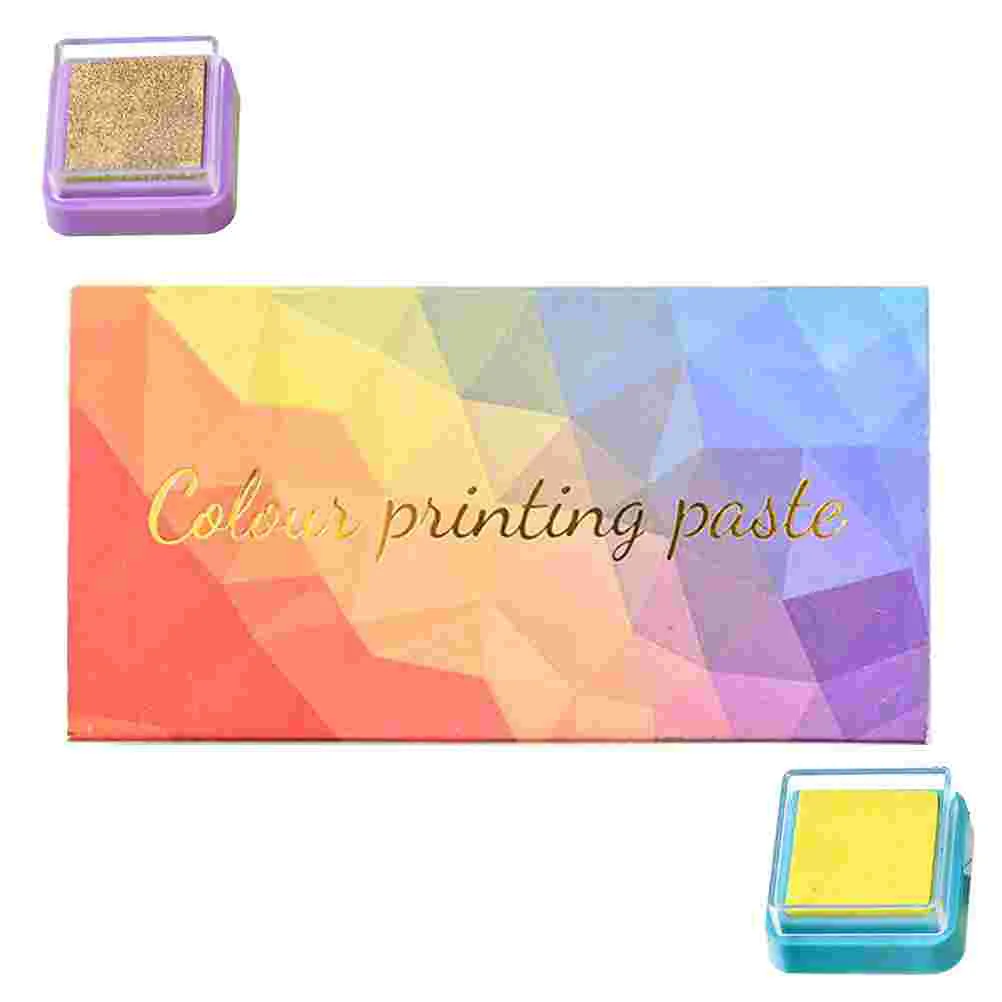 1 Set of Children Stamp Pads Multi-function Craft Inkpads Household Finger Inkpads
1 Set of Children Stamp Pads Multi-function Craft Inkpads Household Finger Inkpads