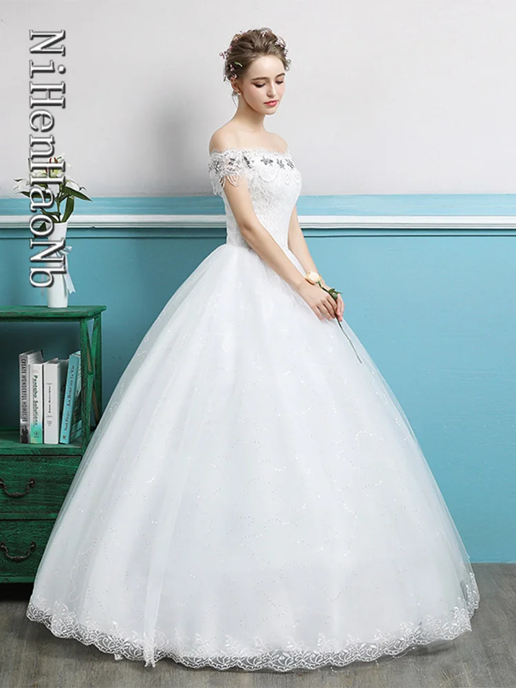 Wedding Dress Plus Size Ball Gowns Bride's Wedding Dresses Lace Up Dresses Vestidos De Novia
Wedding Dress Plus Size Ball Gowns Bride's Wedding Dresses Lace Up Dresses Vestidos De Novia
