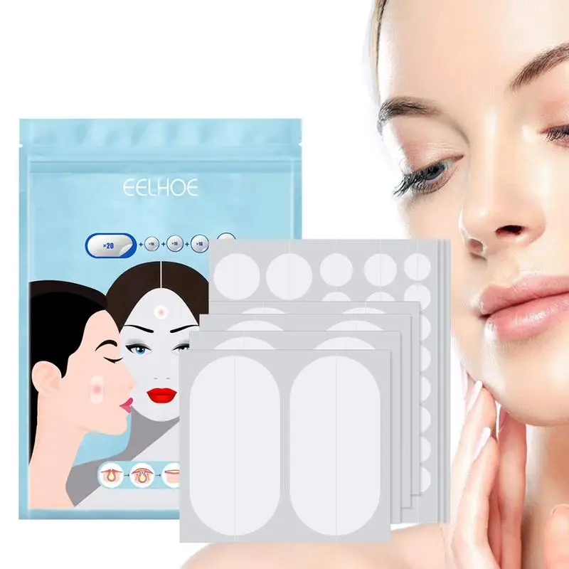 5 Sizes 80 Pcs/Set Hydrocolloid Bandages For Acnes Pimple Skin Zit Breakouts Removal Patches Removers Facial Chin Body Care
5 Sizes 80 Pcs/Set Hydrocolloid Bandages For Acnes Pimple Skin Zit Breakouts Removal Patches Removers Facial Chin Body Care
