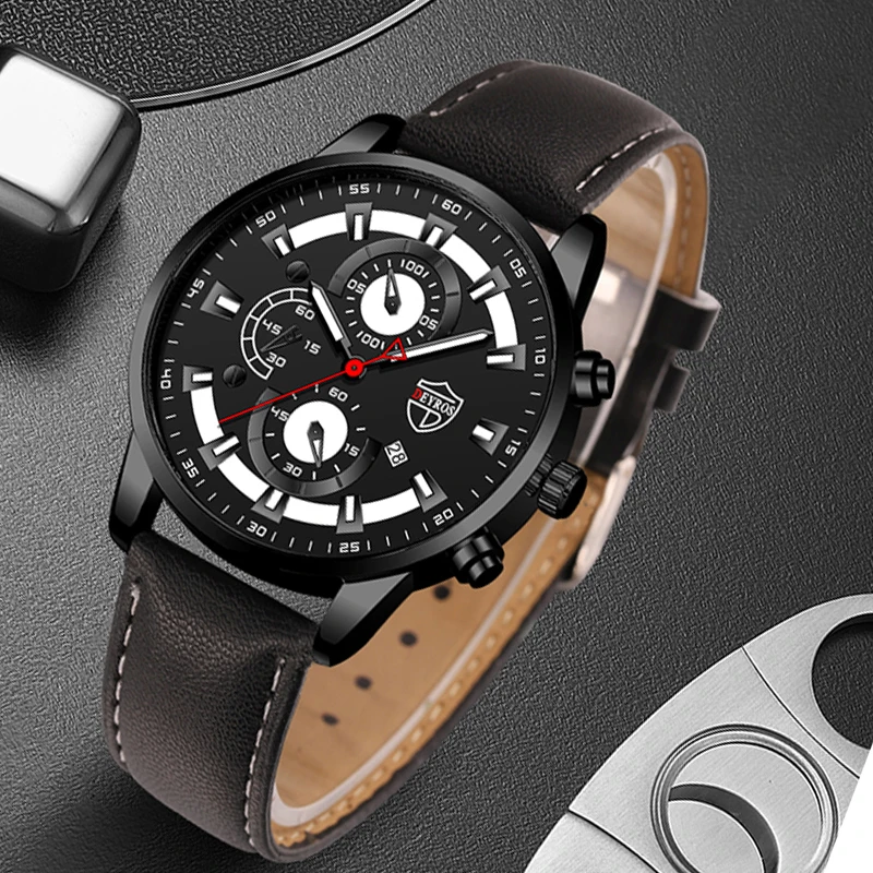 Fashion Mens Watches Luxury Men Business Quartz Wristwatch Calendar Luminous Clock Male Casual Sports Leather Bracelet Watch
Fashion Mens Watches Luxury Men Business Quartz Wristwatch Calendar Luminous Clock Male Casual Sports Leather Bracelet Watch