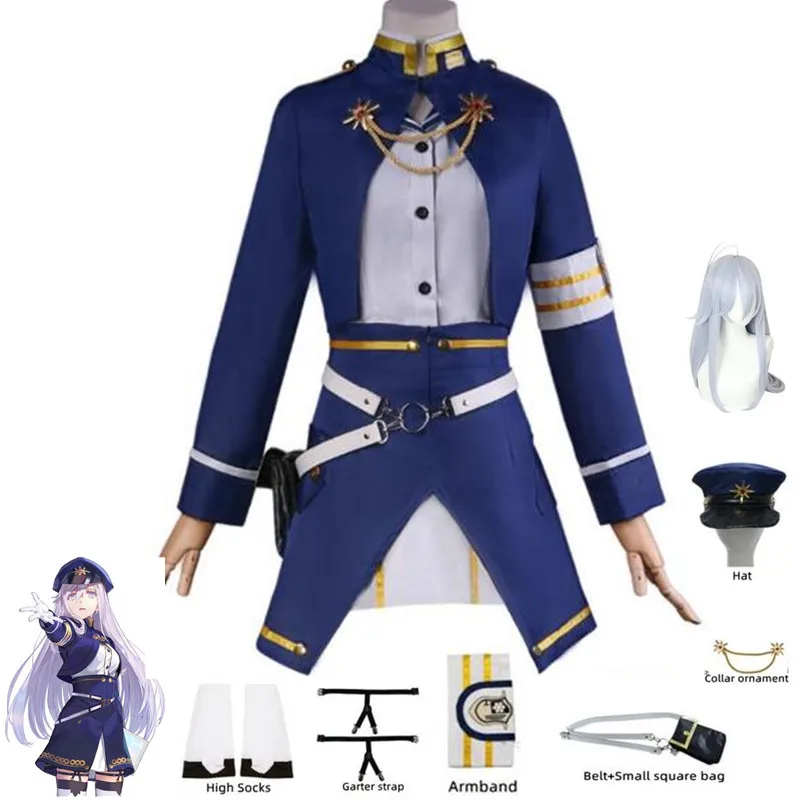 Anime 86eightysix Cosplay Vladilena·Milize Women's Suit Dress Uniform Hat Badge Belt Accessories Performance Costume Gift
Anime 86eightysix Cosplay Vladilena·Milize Women's Suit Dress Uniform Hat Badge Belt Accessories Performance Costume Gift