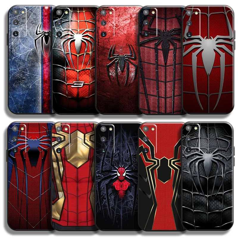 Spiderman Logo For Samsung Galaxy S21 S20 Plus Ultra Samsung S21 S20 FE 5G Phone Case Black Coque Silicone Cover Funda
Spiderman Logo For Samsung Galaxy S21 S20 Plus Ultra Samsung S21 S20 FE 5G Phone Case Black Coque Silicone Cover Funda