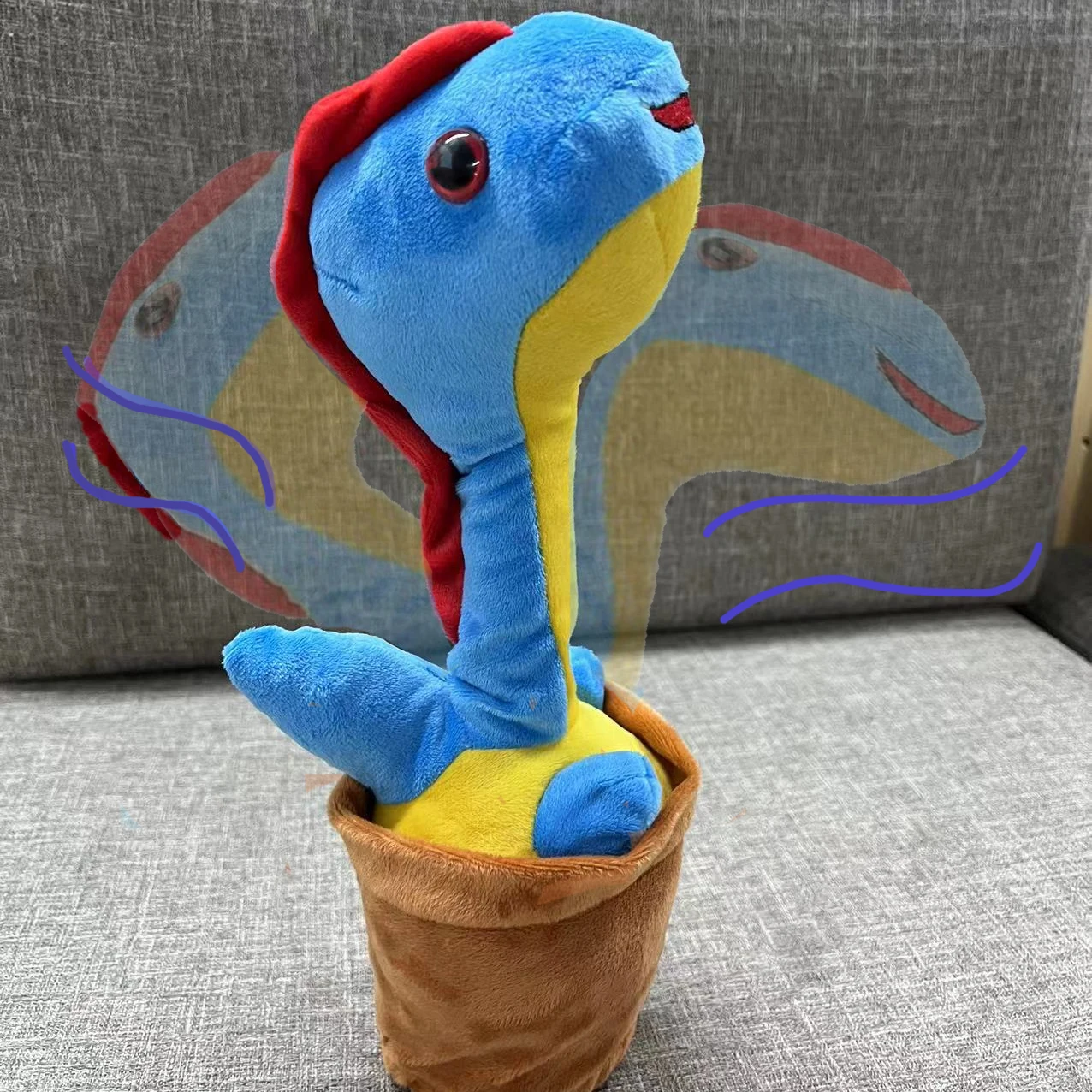 Dancing Dinosaur 120 English Songs Dancer Cactus Usb Charging Battery Plush Lighting Toy Plushie Stuffed Kids Gift Tanystropheus
Dancing Dinosaur 120 English Songs Dancer Cactus Usb Charging Battery Plush Lighting Toy Plushie Stuffed Kids Gift Tanystropheus