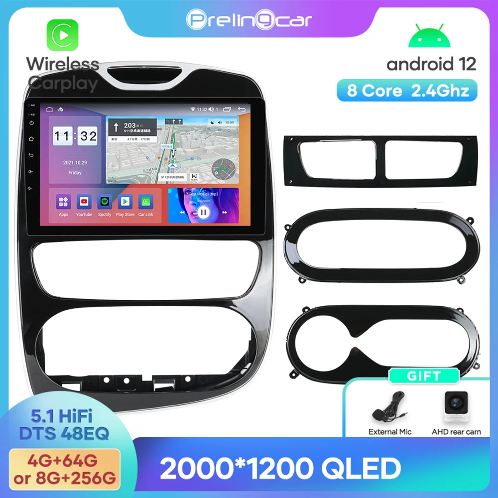 Android 12 DTS Sound For Renault Clio 4 BH98 2012-2018 Years Navigation Multimedia Car Player Radio 2Din Stereo Bluetooth 48EQ
Android 12 DTS Sound For Renault Clio 4 BH98 2012-2018 Years Navigation Multimedia Car Player Radio 2Din Stereo Bluetooth 48EQ