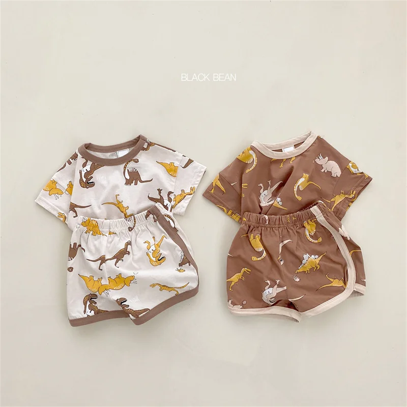 2 шт., футболка с круглым вырезом и хлопковые шорты
2 шт., футболка с круглым вырезом и хлопковые шорты