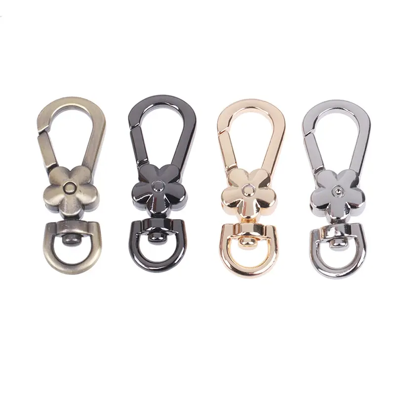 1pc Swivel Trigger Clips Snap Hooks Handbags Clasps Handle Flower Lobster Metal Clasps Bag Key Rings Keychains Bag Accessories
1pc Swivel Trigger Clips Snap Hooks Handbags Clasps Handle Flower Lobster Metal Clasps Bag Key Rings Keychains Bag Accessories