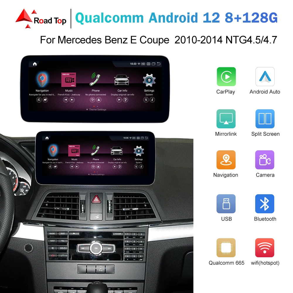 8+128G Qualcomm Display Navigation for Mercedes Benz E Coupe C207 CLASS 2012-2015 Android 12 Multimedia Player Touch Screen
8+128G Qualcomm Display Navigation for Mercedes Benz E Coupe C207 CLASS 2012-2015 Android 12 Multimedia Player Touch Screen