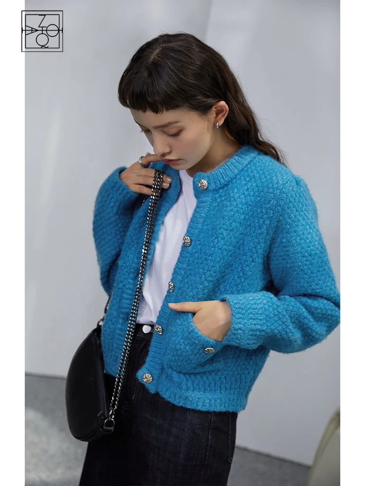 ZIQIAO Japanese Women Cardigan Blue Sweater Cardigan Jacket Niche Lazy Jacket Woman Sweaters Round Neck Warm Cardigan
ZIQIAO Japanese Women Cardigan Blue Sweater Cardigan Jacket Niche Lazy Jacket Woman Sweaters Round Neck Warm Cardigan