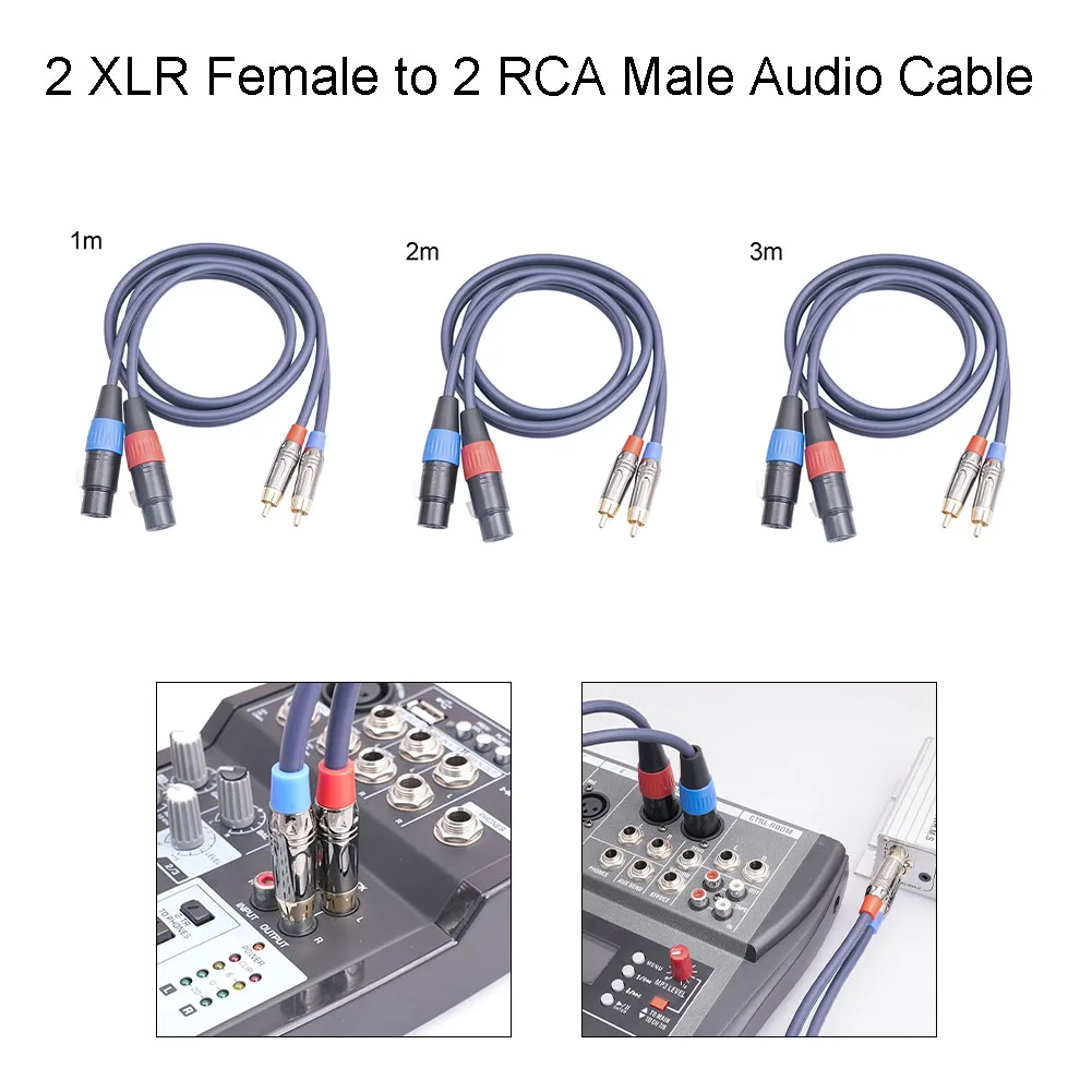 High-Performance Composite XLR To RCA Cable Gold-Plated Connector Bending Protection Against Bend Music Instruments Accessories
High-Performance Composite XLR To RCA Cable Gold-Plated Connector Bending Protection Against Bend Music Instruments Accessories