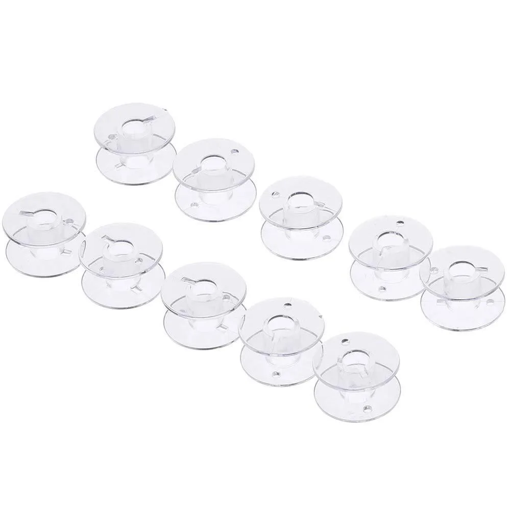 10pcs Sewing Machine Bobbins Clear Spools Empty Spool Bobbins Tailoring Embroidery Bobbin Sewing Machine Accessories
10pcs Sewing Machine Bobbins Clear Spools Empty Spool Bobbins Tailoring Embroidery Bobbin Sewing Machine Accessories