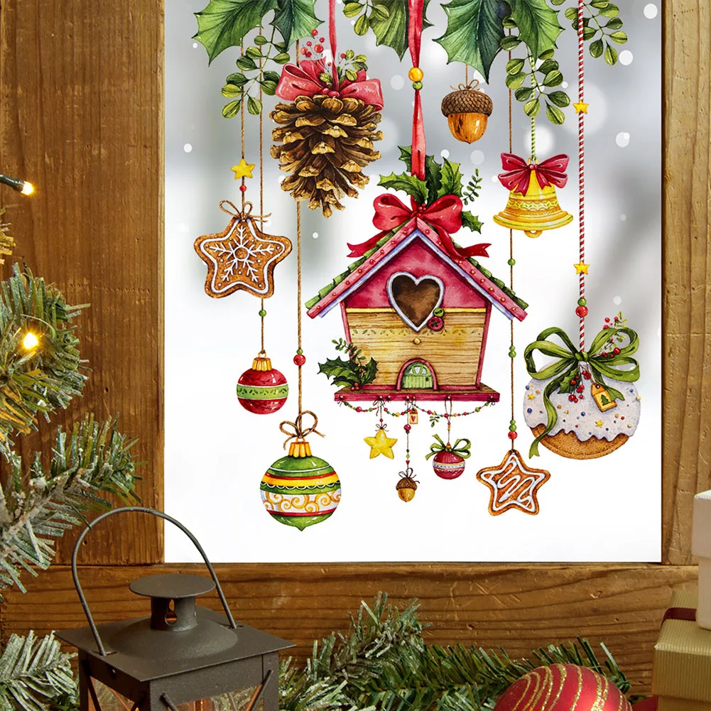 Christmas Wall Stickers Star Bell Santa Claus Deer Xmas Tree Window Room Snowflakes New Year Decor Sticker Living Room Art Mural
Christmas Wall Stickers Star Bell Santa Claus Deer Xmas Tree Window Room Snowflakes New Year Decor Sticker Living Room Art Mural