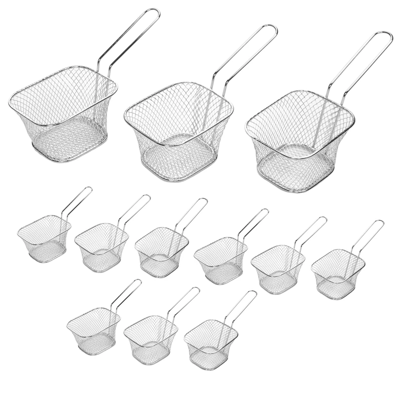 Fry Basket French Fry Holder Chip Mini Basket Food Baskets For Serving Reusable Fries Holder Deep Fryer For Home
Fry Basket French Fry Holder Chip Mini Basket Food Baskets For Serving Reusable Fries Holder Deep Fryer For Home
