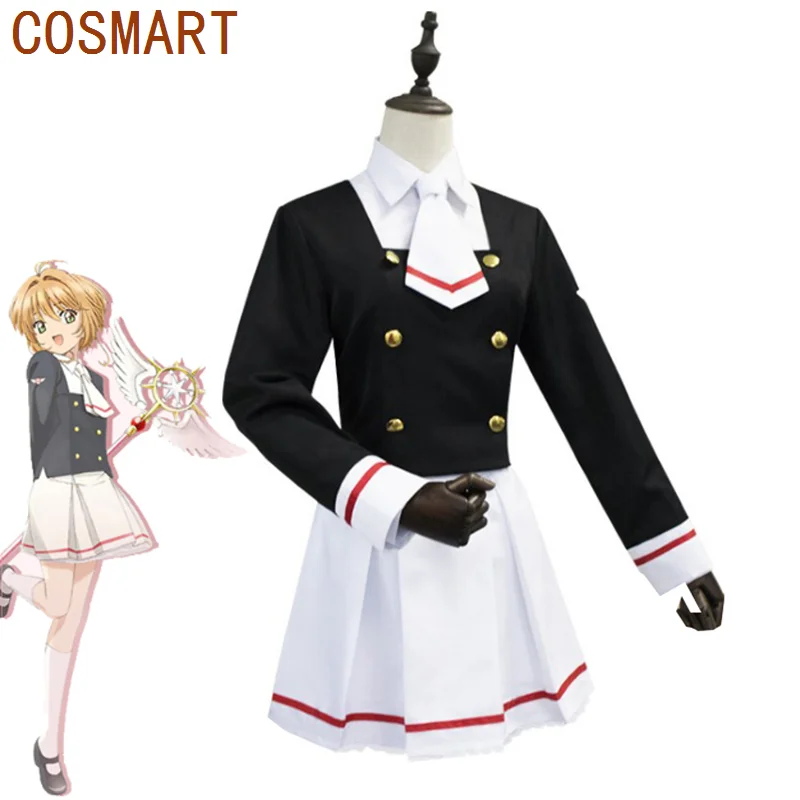 Hot Japanese Anime Clamp Card Captor Sakura Cosplay Costume Girls Junior School Uniforms Halloween Carnival Outfits Full Set
Hot Japanese Anime Clamp Card Captor Sakura Cosplay Costume Girls Junior School Uniforms Halloween Carnival Outfits Full Set