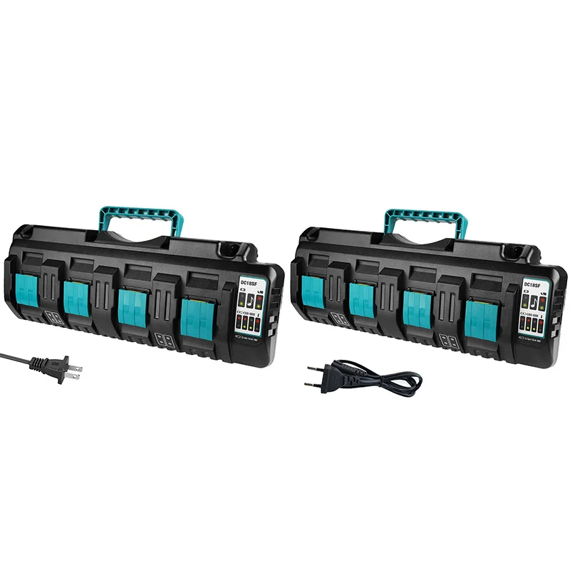 MOOL DC18SF 4-Port 14.4V 18V 4X3A Li-Ion Battery Charger For Makita BL1820 BL1830 BL1850 BL1430 Power Tools
MOOL DC18SF 4-Port 14.4V 18V 4X3A Li-Ion Battery Charger For Makita BL1820 BL1830 BL1850 BL1430 Power Tools