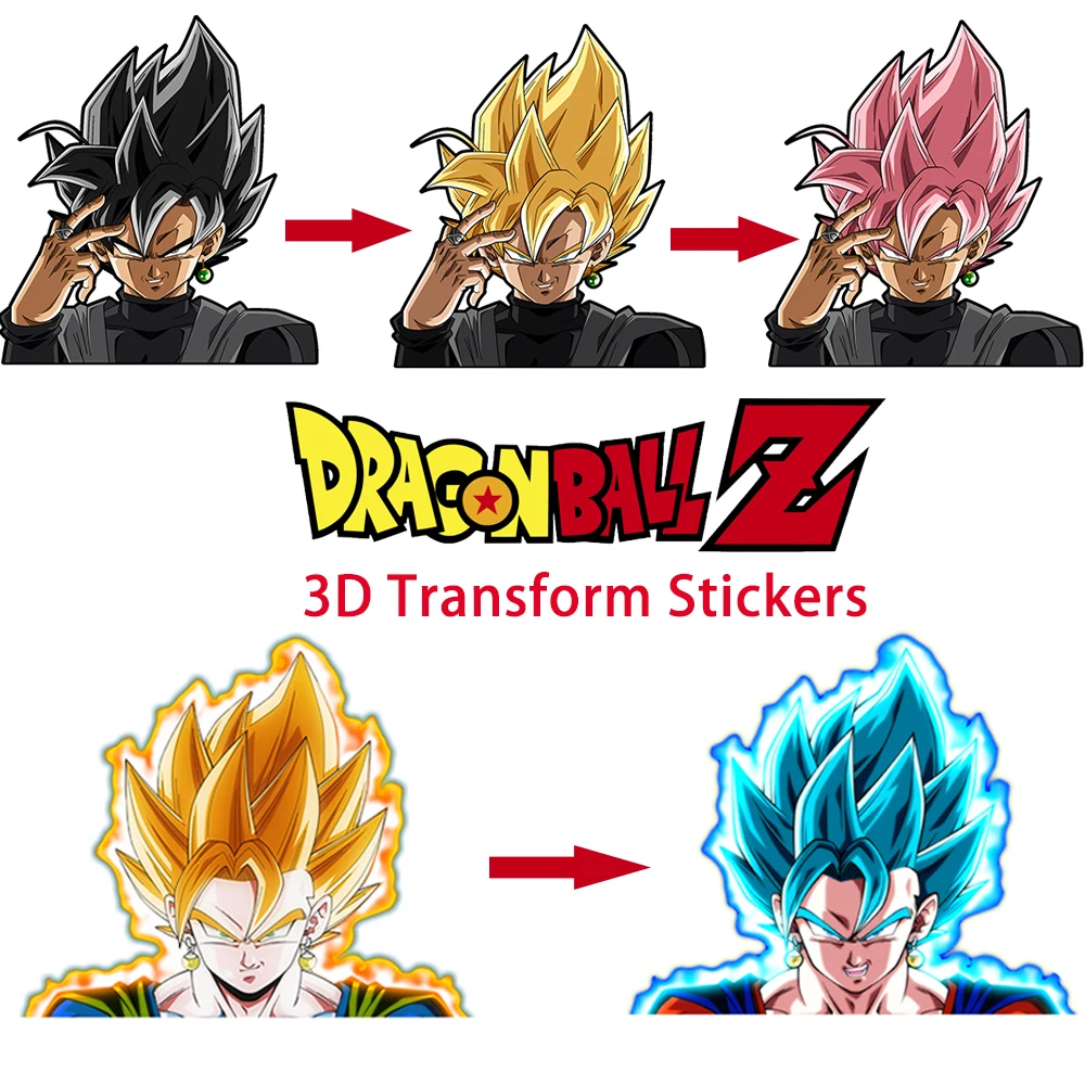 Dragon Ball Son Goku Anime 3D Change Holography Sticker Collection Cartoon Sticker Cars Laptop Refrigerator Christmas Gifts
Dragon Ball Son Goku Anime 3D Change Holography Sticker Collection Cartoon Sticker Cars Laptop Refrigerator Christmas Gifts