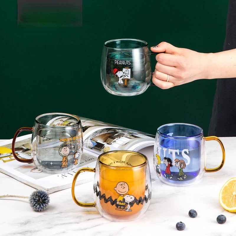 Official Authentic Products Snoopy Snoopy Double Layer Insulation Glass Cartoon Mug Home Office with Handle cute coffee and cups
Official Authentic Products Snoopy Snoopy Double Layer Insulation Glass Cartoon Mug Home Office with Handle cute coffee and cups