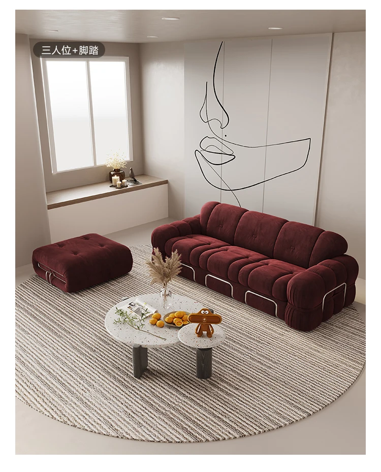 Modern light luxury sofa simple small family Nordic cloth sofa living room furniture net red Designer
Modern light luxury sofa simple small family Nordic cloth sofa living room furniture net red Designer