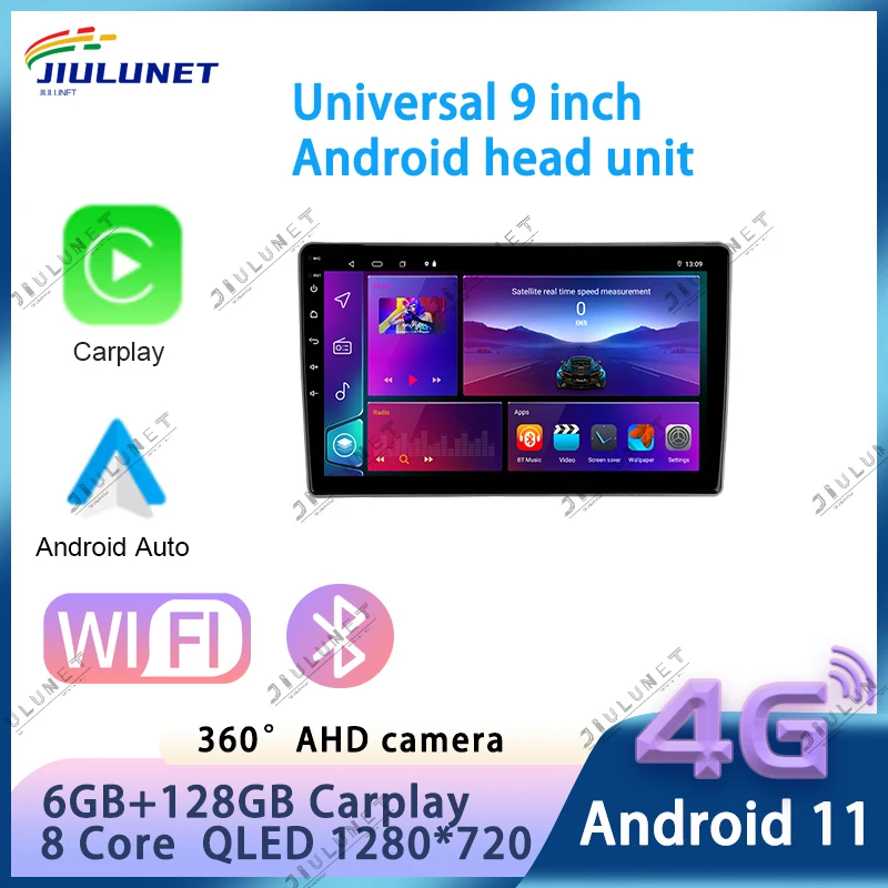 Мультимедийная магнитола JIULUNET, стерео-система на Android 11, с 9 "экраном, с GPS, для Nissan, Kia, Honda, Toyota, типоразмер 2 din
Мультимедийная магнитола JIULUNET, стерео-система на Android 11, с 9 "экраном, с GPS, для Nissan, Kia, Honda, Toyota, типоразмер 2 din