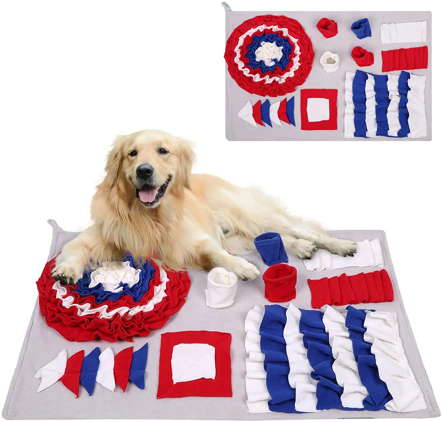 Pet Sniffing Training Blanket Detachable Fleece Pads Relieve Stress Nosework Puzzle Toy Slow Feeding Bowl Pet Snuffle Mat Dog
Pet Sniffing Training Blanket Detachable Fleece Pads Relieve Stress Nosework Puzzle Toy Slow Feeding Bowl Pet Snuffle Mat Dog