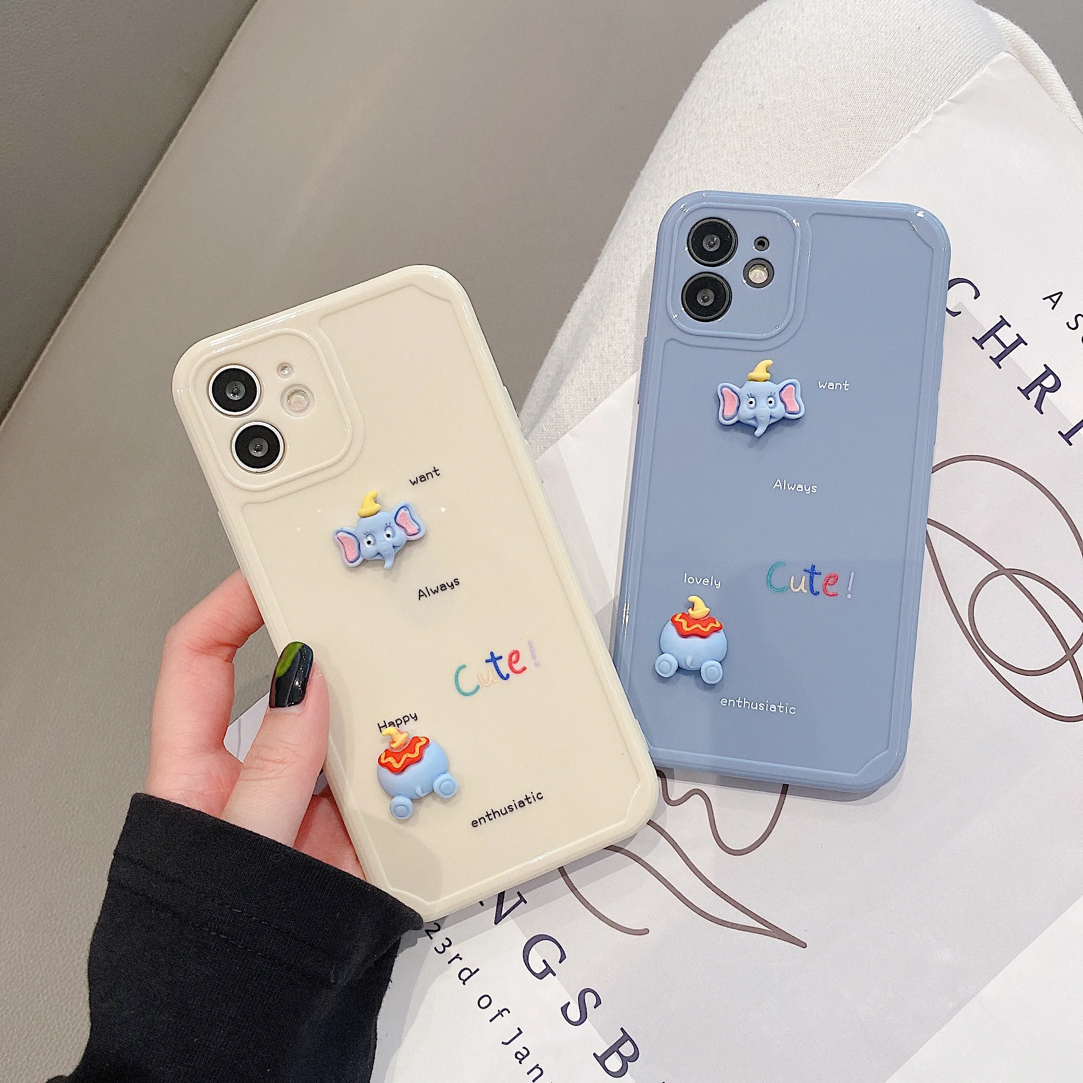 New Cute 3D Dumbo Phone Cases For iPhone 13 12 11 Pro Max XR XS MAX X 12 pro max Back Cover
New Cute 3D Dumbo Phone Cases For iPhone 13 12 11 Pro Max XR XS MAX X 12 pro max Back Cover