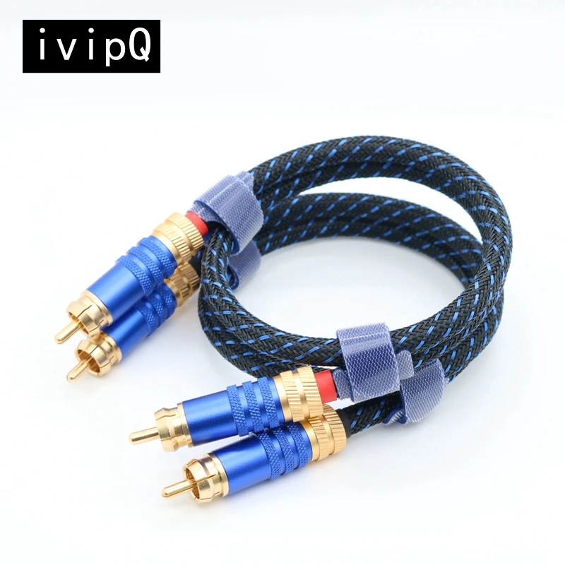 ivipQ High Purity 6N OCC 1 Pair RCA Audio Cable Interconnect Cables HIFI Stereo Male to Male For Amplifier DAC TV Car Audio
ivipQ High Purity 6N OCC 1 Pair RCA Audio Cable Interconnect Cables HIFI Stereo Male to Male For Amplifier DAC TV Car Audio