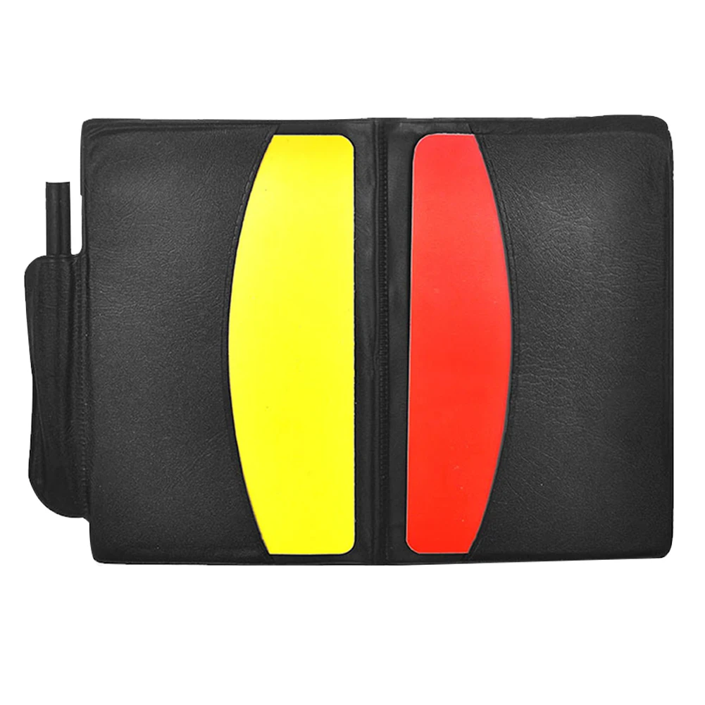 Red/yellow Cards For Soccer Games Portable Convenient Soccer Referee Sport Match With Case+Pencil Training Accessories
Red/yellow Cards For Soccer Games Portable Convenient Soccer Referee Sport Match With Case+Pencil Training Accessories