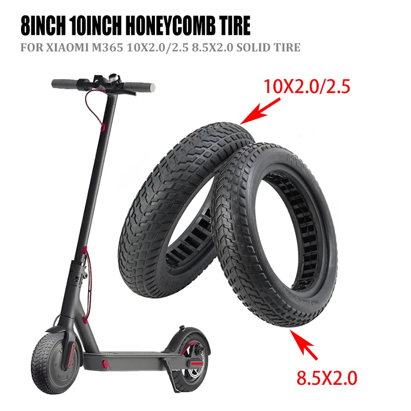 8/10 Inch Electric Scooter Tire Tyre 10 X 2.0/2.5 8.5X2.0 Solid Tire Damping Tire Tyres for M365 M365 Pro
8/10 Inch Electric Scooter Tire Tyre 10 X 2.0/2.5 8.5X2.0 Solid Tire Damping Tire Tyres for M365 M365 Pro