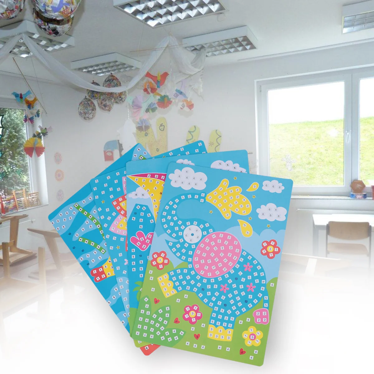 4 Set DIY Mosaic Stickers Delicate Cartoon DIY DIY Cartoon Stickers Paste Picture for Kids Students
4 Set DIY Mosaic Stickers Delicate Cartoon DIY DIY Cartoon Stickers Paste Picture for Kids Students