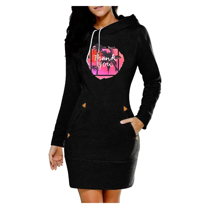 Lady's Coconut Tree Print Hoodie Dresses Fashion Autumn Winter Long Sleeve Warm Sweatshirt Female Outwear Casual Printed Dress
Lady's Coconut Tree Print Hoodie Dresses Fashion Autumn Winter Long Sleeve Warm Sweatshirt Female Outwear Casual Printed Dress